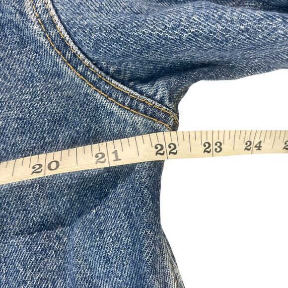Vintage 90s Levi's Denim Trucker Jacket Mens Size M Made in USA 70507-0389 Retro - Picture 14 of 16